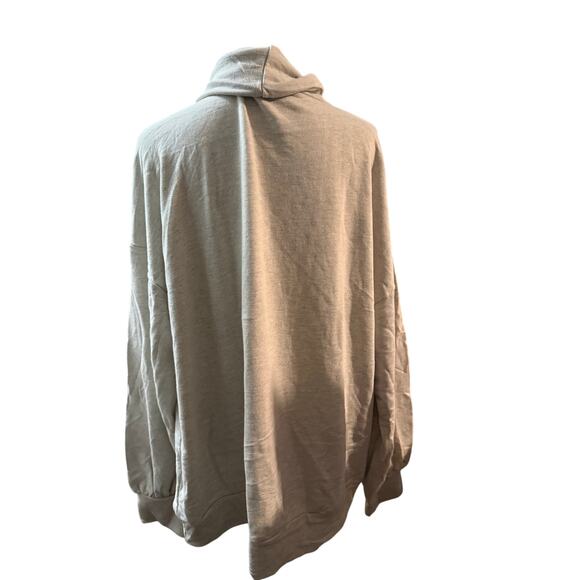 GoodhYOUman Oversized Cowl Neck Sweatshirt – Soft Gray . Size XL - Picture 3 of 4